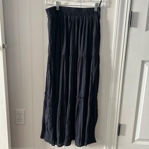 Midi skirt, navy blue
